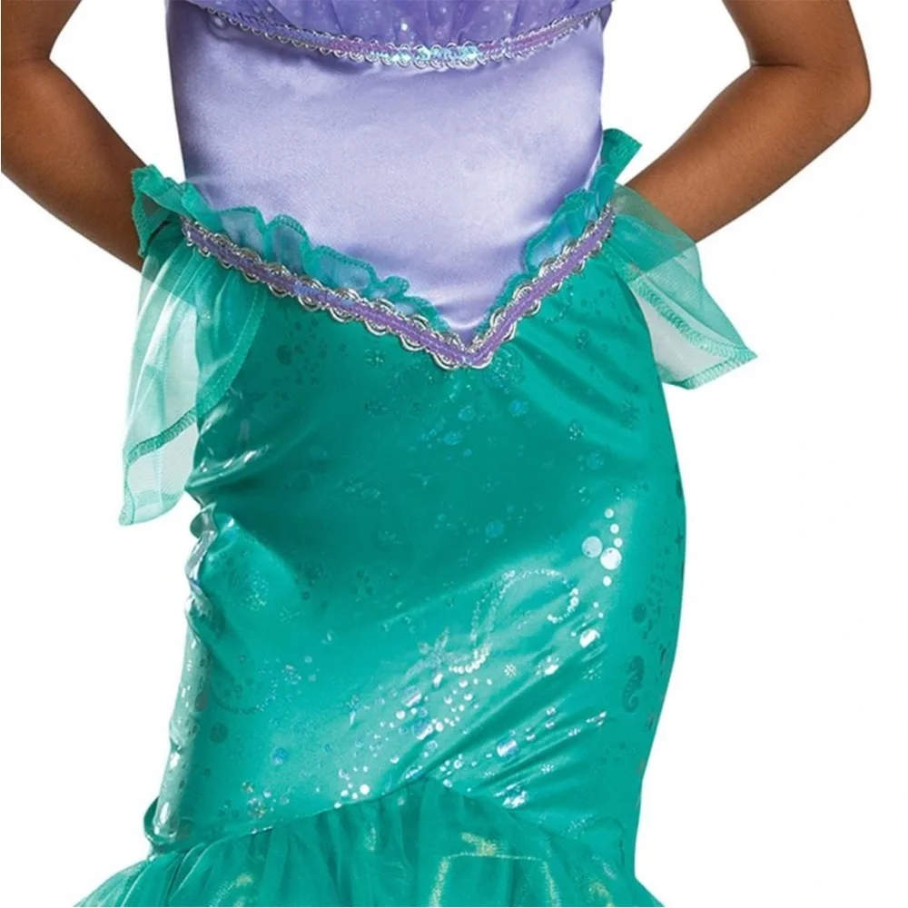 Kids Ariel Little Mermaid Costume - Purple and Green